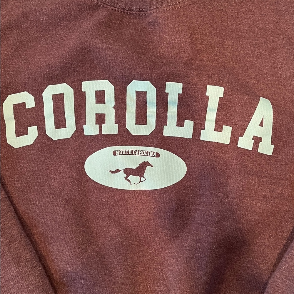 Corolla Outer Banks NC Sweatshirt size Small Horse Logo - Picture 3 of 7